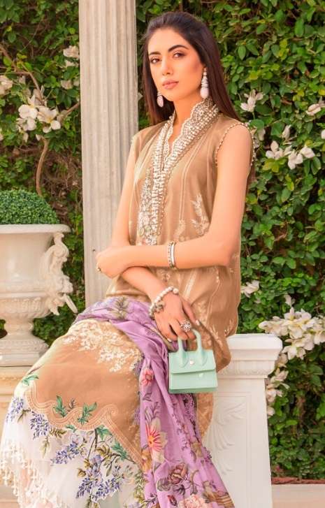 LUXURIA TRENDZ 1349 PAKISTANI STYLE CORD SET LATEST OUTFIT 2024