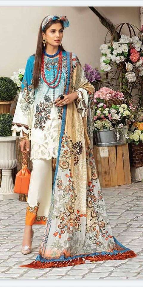 Mushq Embroidered Lawn Unstitched 3 Piece Suit MQ20S 09 - Spring / Summer Collection