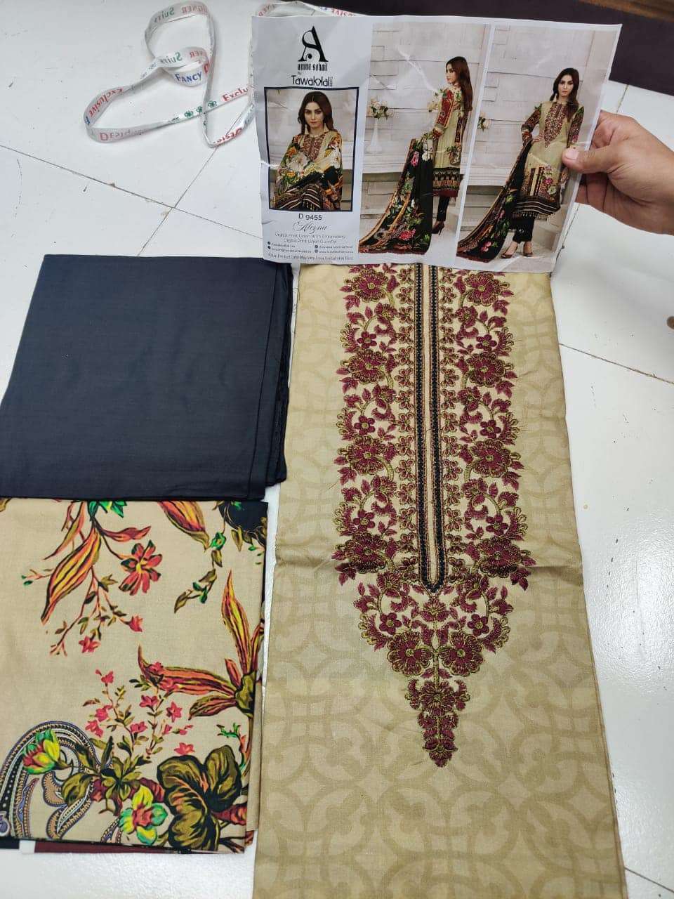 ALEYNA DIGITAL LINEN - 9455A