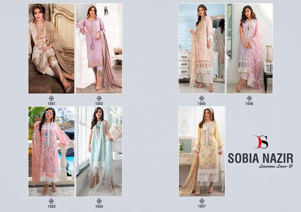  SOBIA NAZIR LAWN 21 BY DEEPSY  - 1046A