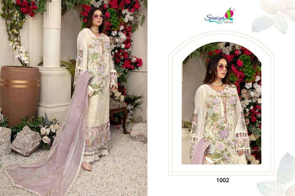 SANIYA TRENDZ ADAN LIBAAS- GEORGETTE COLLECTION - 1002