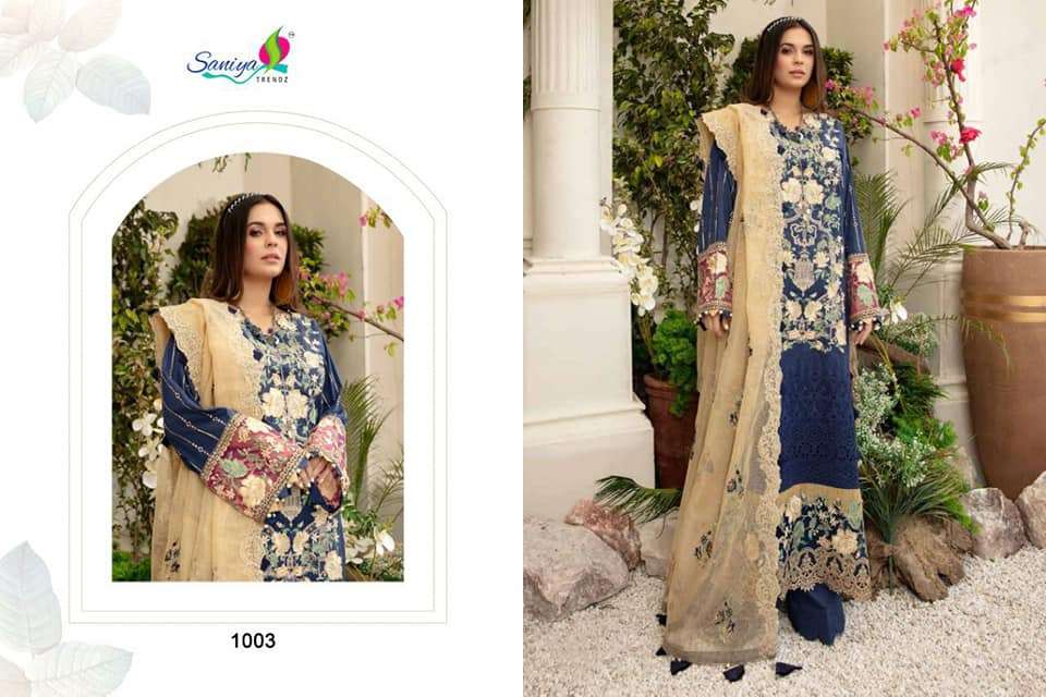 SANIYA TRENDZ ADAN LIBAAS- GEORGETTE COLLECTION - 1003