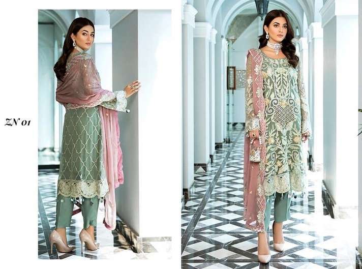  Zeenat By Zebtan Luxury Chiffon - 01