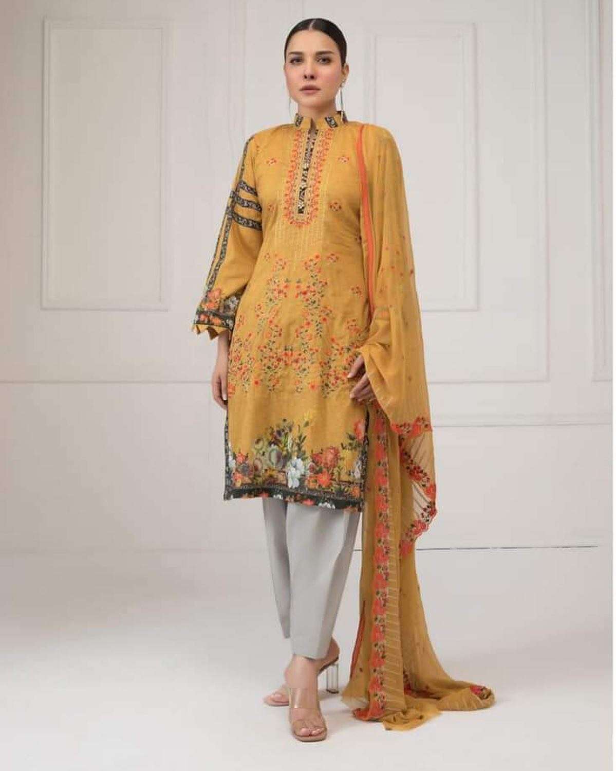  Maira ahsan embroidered lawn collection  - 02