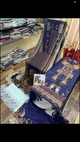 Ramsha Chevron Luxury Lawn Embroidered Vol 3 - 01A