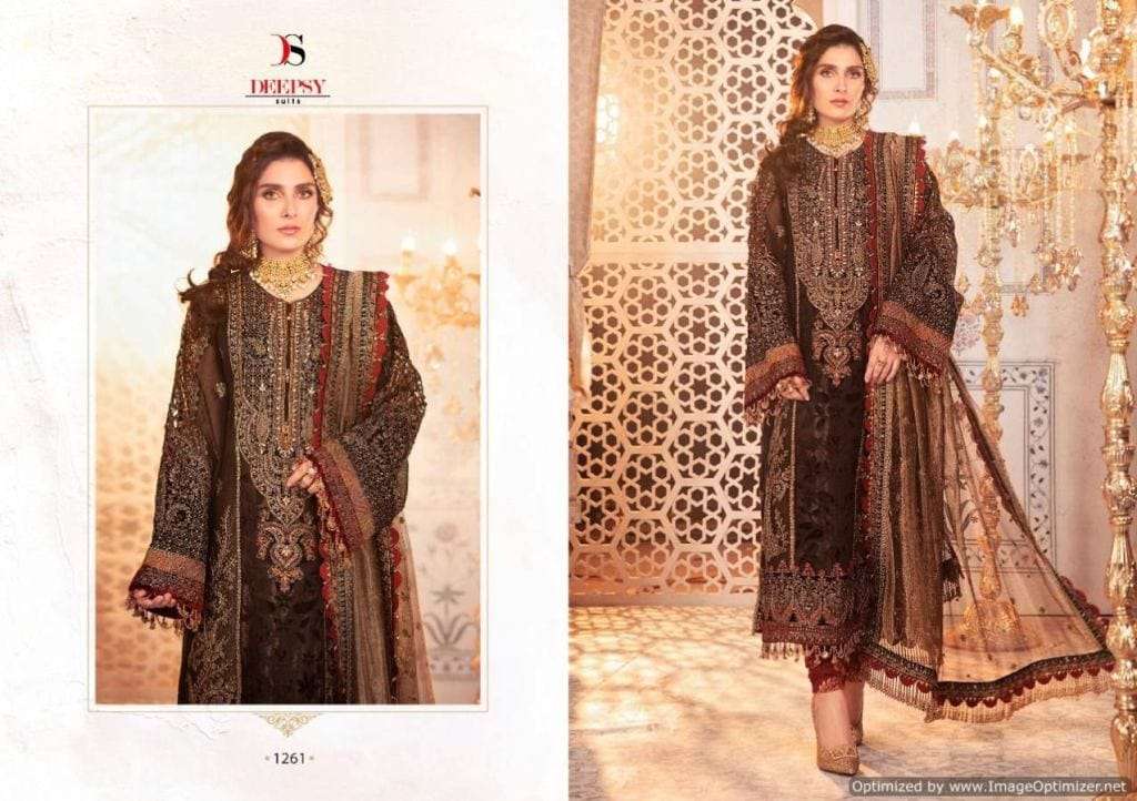 Deepsy Maria B Embroidered  vol 21 - 1261