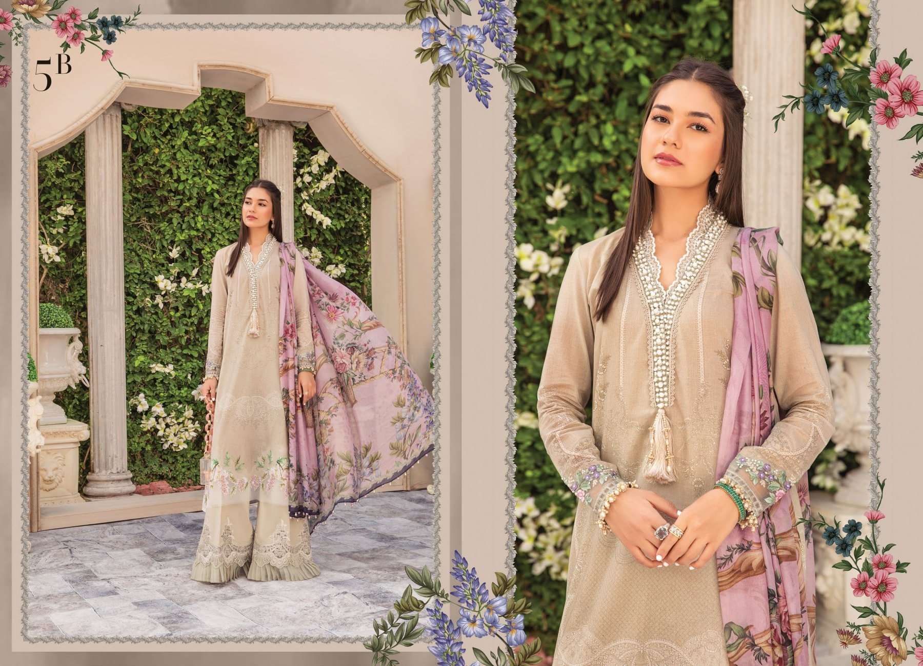  Secret Garden By Maria B Mprints 2022 -5B