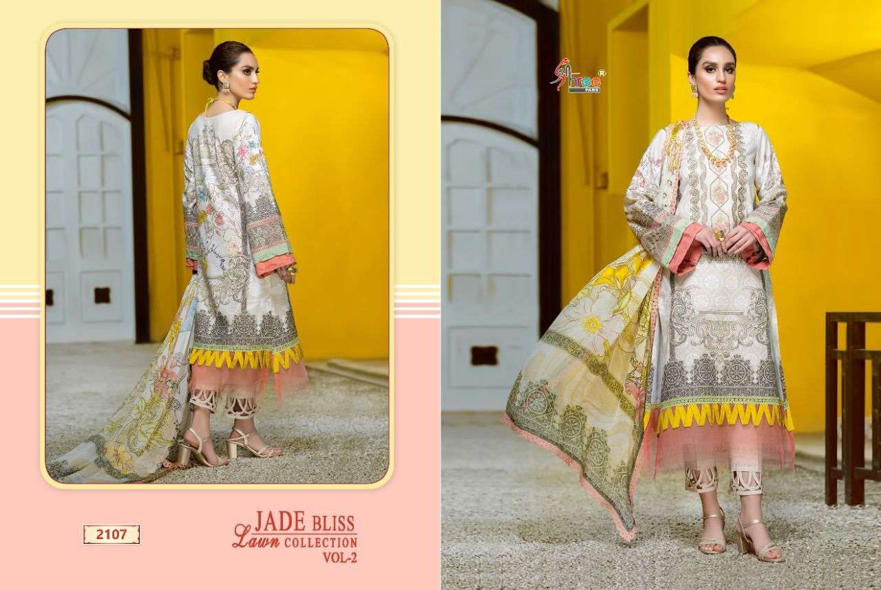 buy Shree Fabs Jade Bliss Lawn Collection Vol 2 -2106