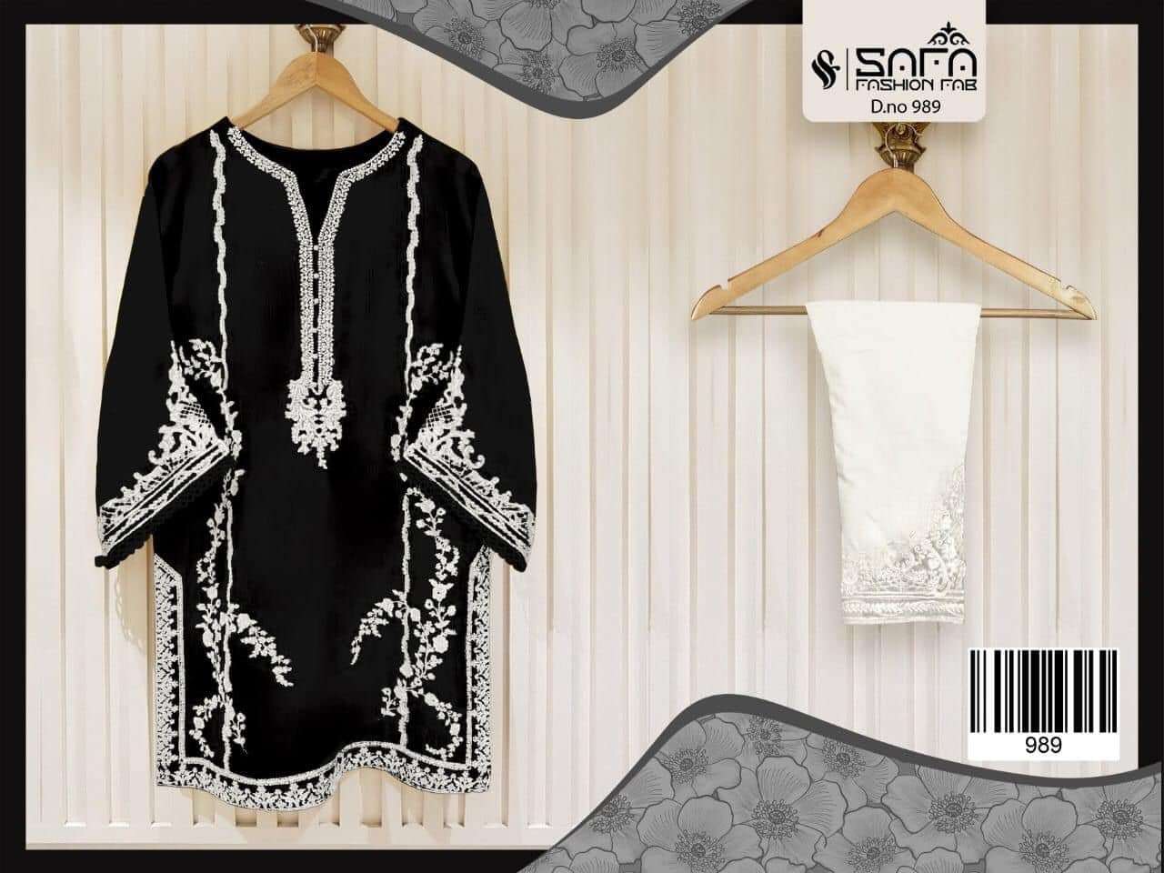 Safa Fashion D no 989 BLACK 