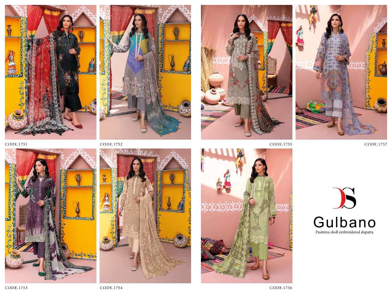 Gulbano Pasmina by DEEPSY SUITS - 1751-57