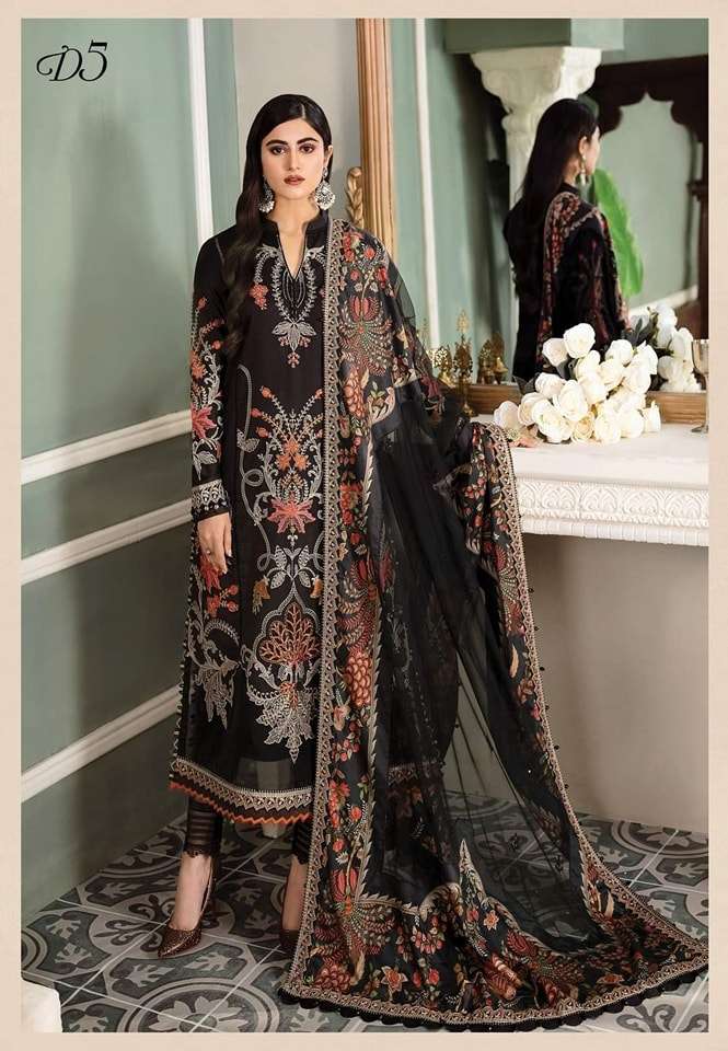  MARIA B LUXURY SATEEN COLLECTION 2023 - 01