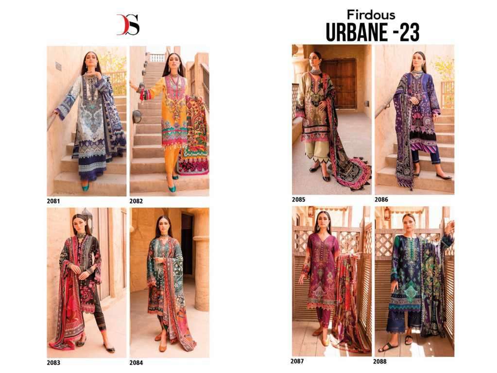 Deepsy Firdous Urbane Vol 23 - 01-08 -CHIFFON