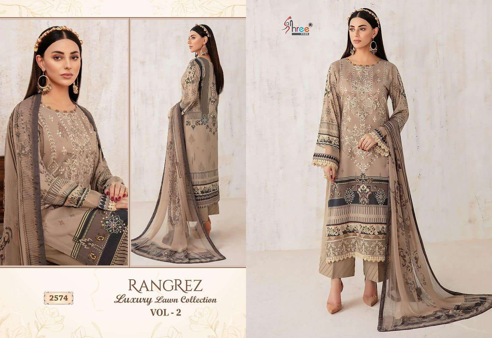 RANGREZ LUXURY LAWN COLLECTION VOL-2 - 2568