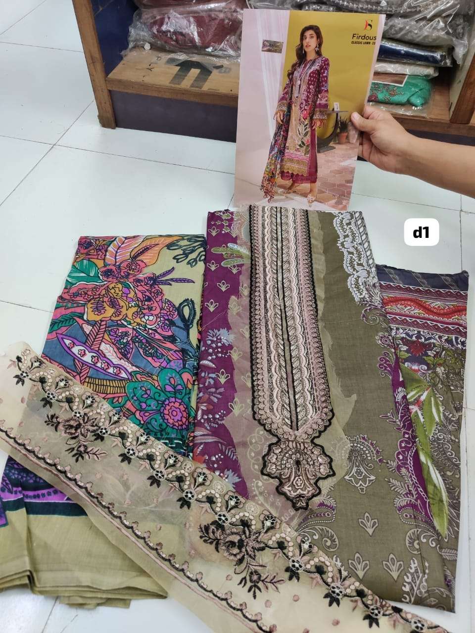 Firdous Classic Lawn 23 by Deepsy - 3375
