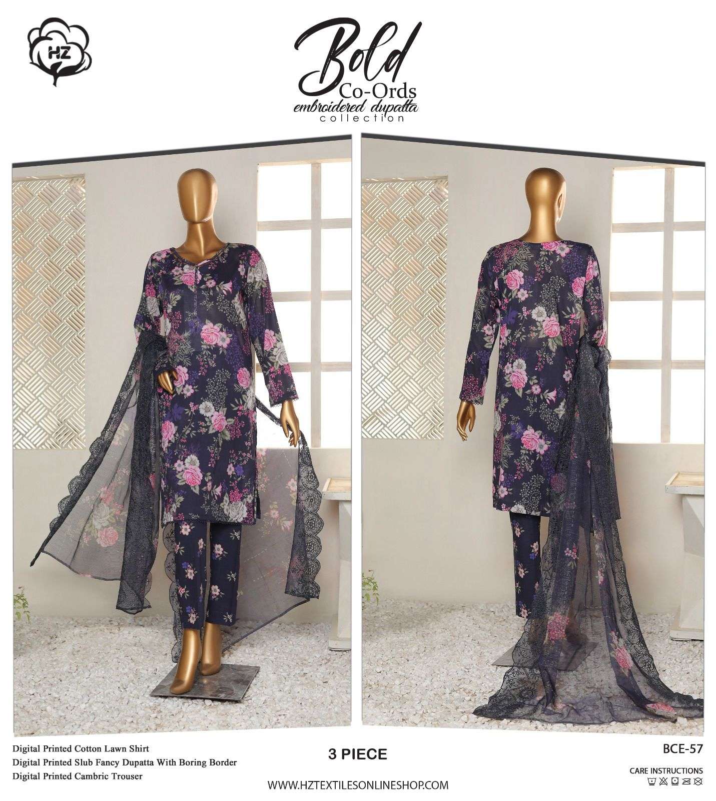 CO ORDS EMBROIDERED by H.Z BOLD -06