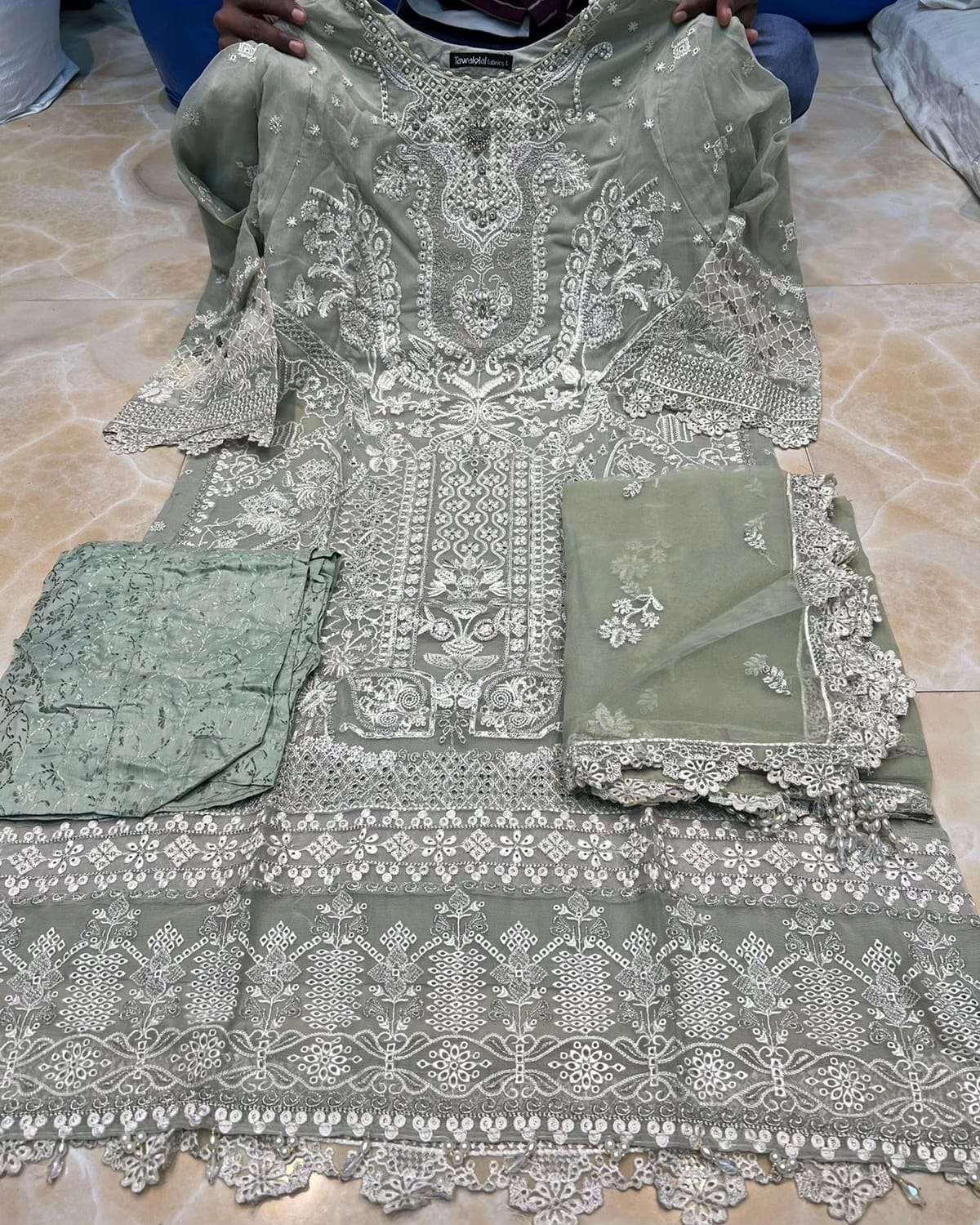 Fancy Embroidered Open Pic 2023 by Tawakkal-01