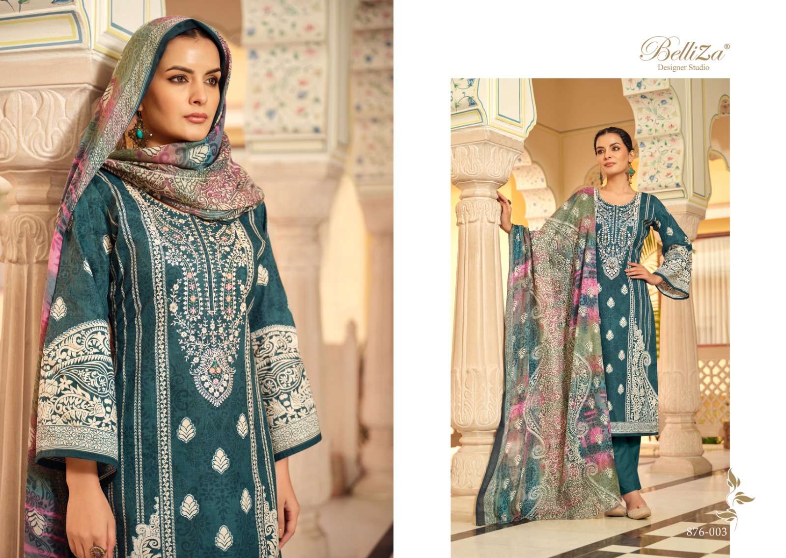 Belliza Swara Woolen Suit Material at Best Price in Delhi | Guruji Fashion  Mart
