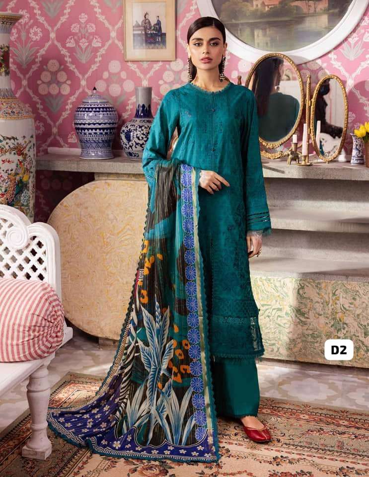 Nureh Maya Lawn Collection 2024 by Nureh-01