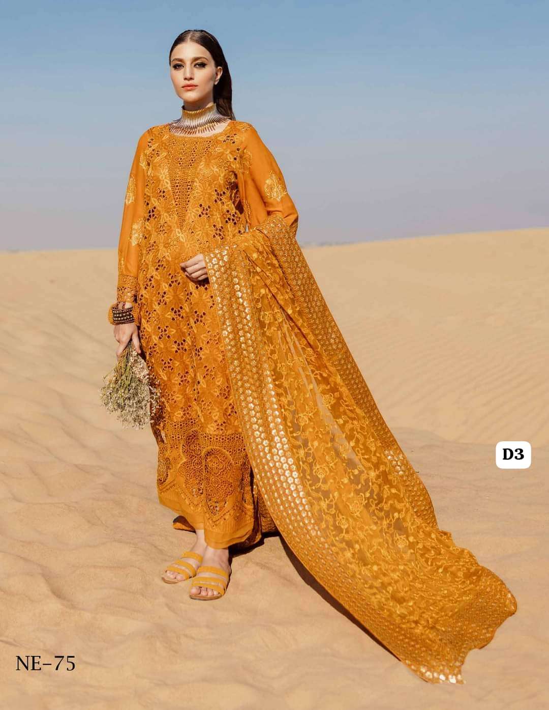 Sandy Yellow Dress – ZoyaHussain