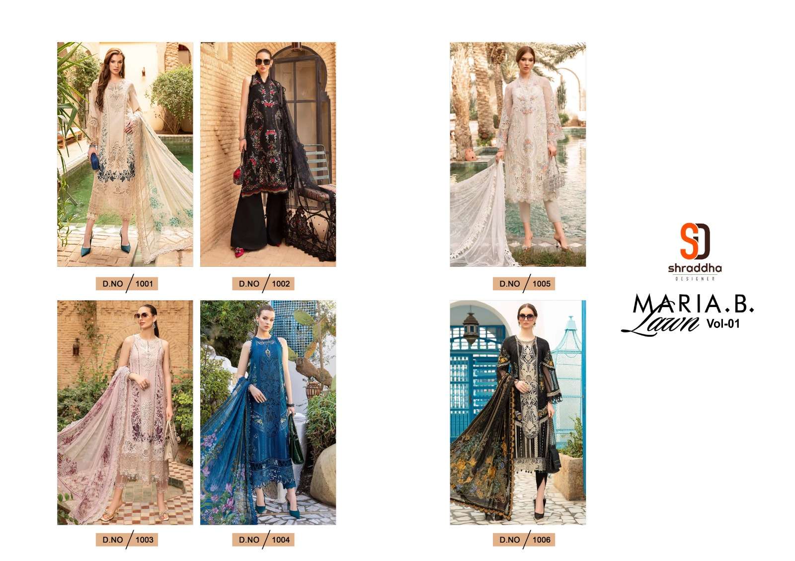 MARIA.B LAWN VOL-1 by SHRADDHA -01-12