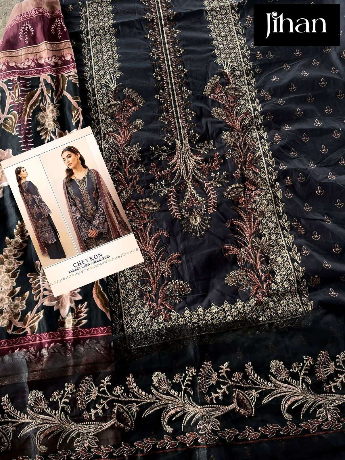 CHEVRON LUXURY D no:-3374 by JIHAN -03