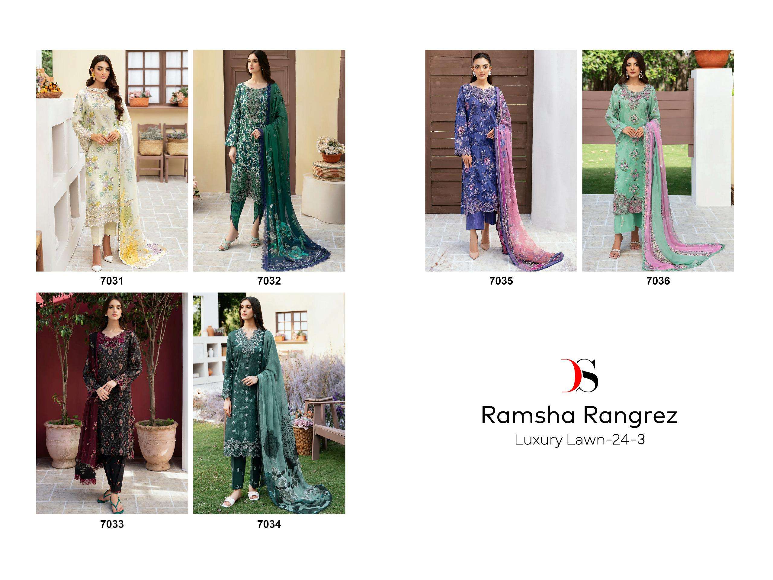 RAMSHA RUNGREZ 24-3 luxury lawn by DEEPSY SUITS -01-06