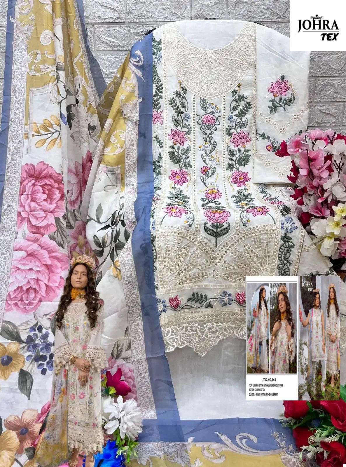 D NO :JT-143 144 BY JOHRA TEX-02