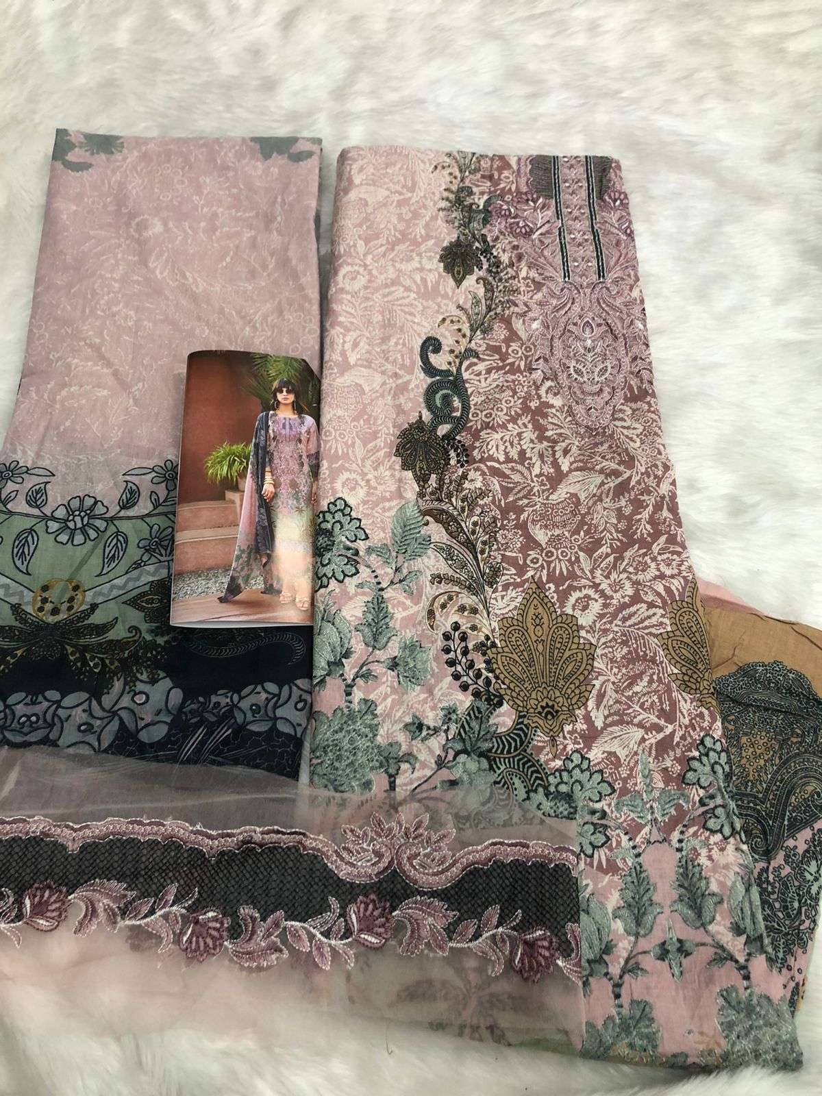 Premium Cotton Embroidered Collection Code 30091 by Falah Designer Suits-04