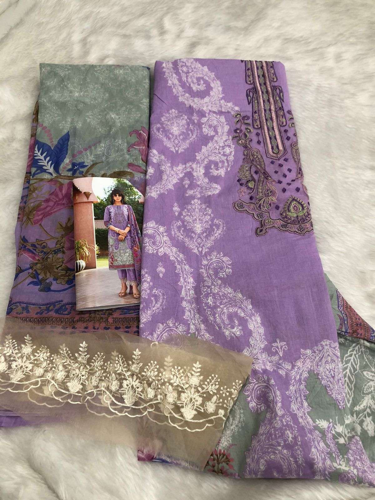 Premium Cotton Embroidered Collection Code 30091 by Falah Designer Suits-07