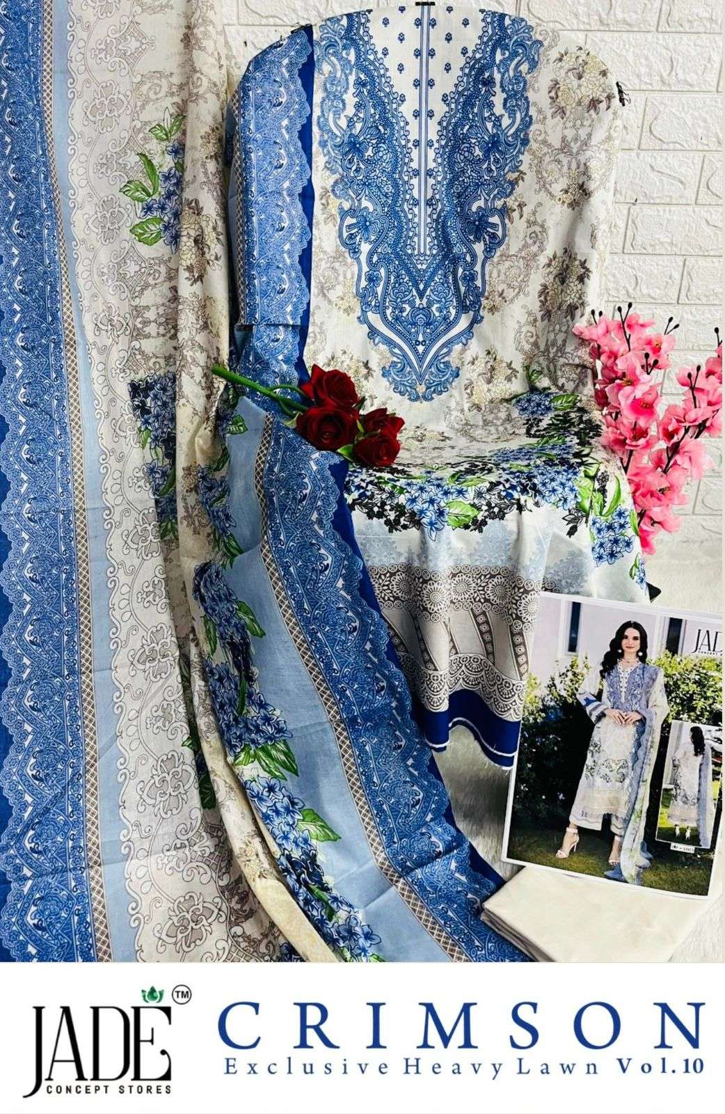 CRIMSON EXCLUSIVE HEAVY LAWN COLLECTION VOL 10 BY JADE-11