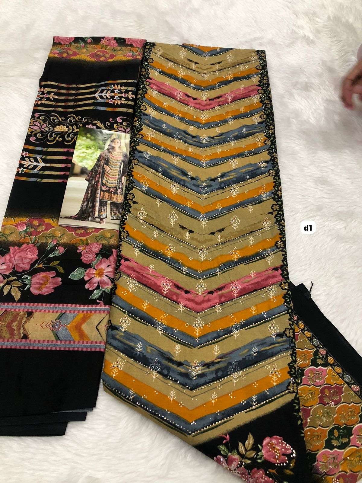 Falah Premium Cotton Collection code : 20339 Falah Designer Suits-03