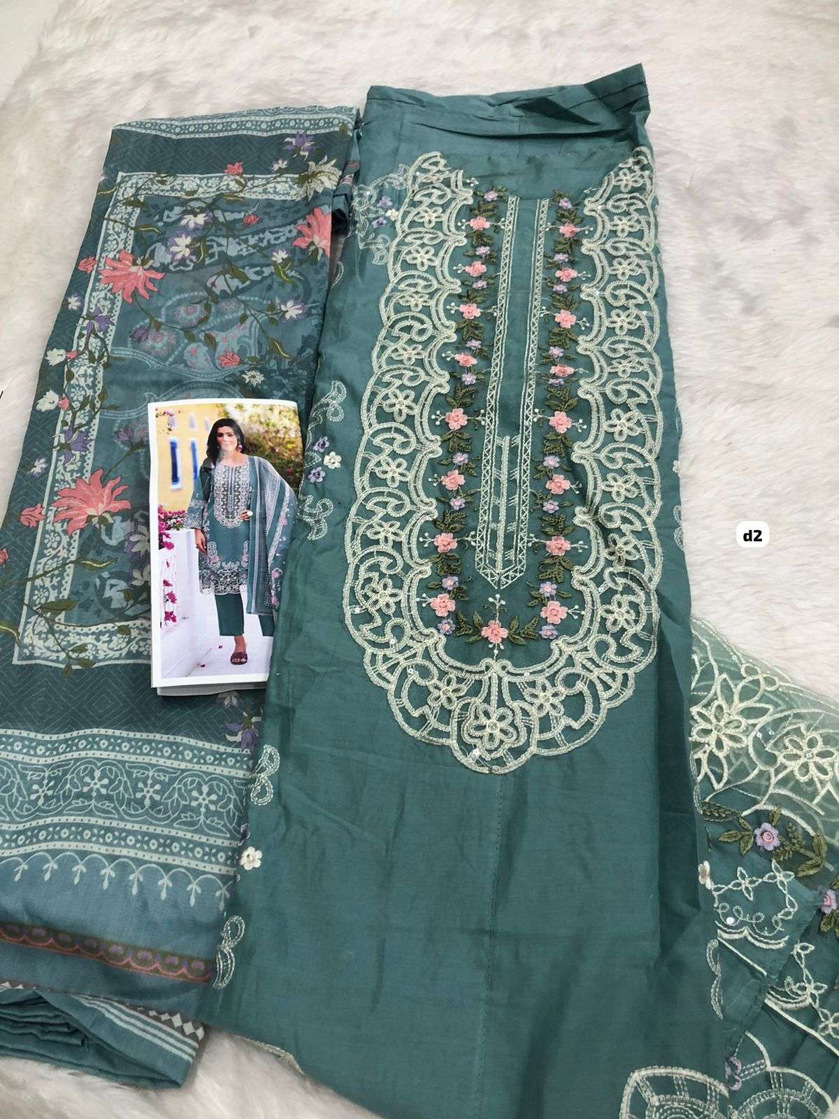 Falah Premium Cotton Collection Code 20347 by Falah Designer Suits-01-04