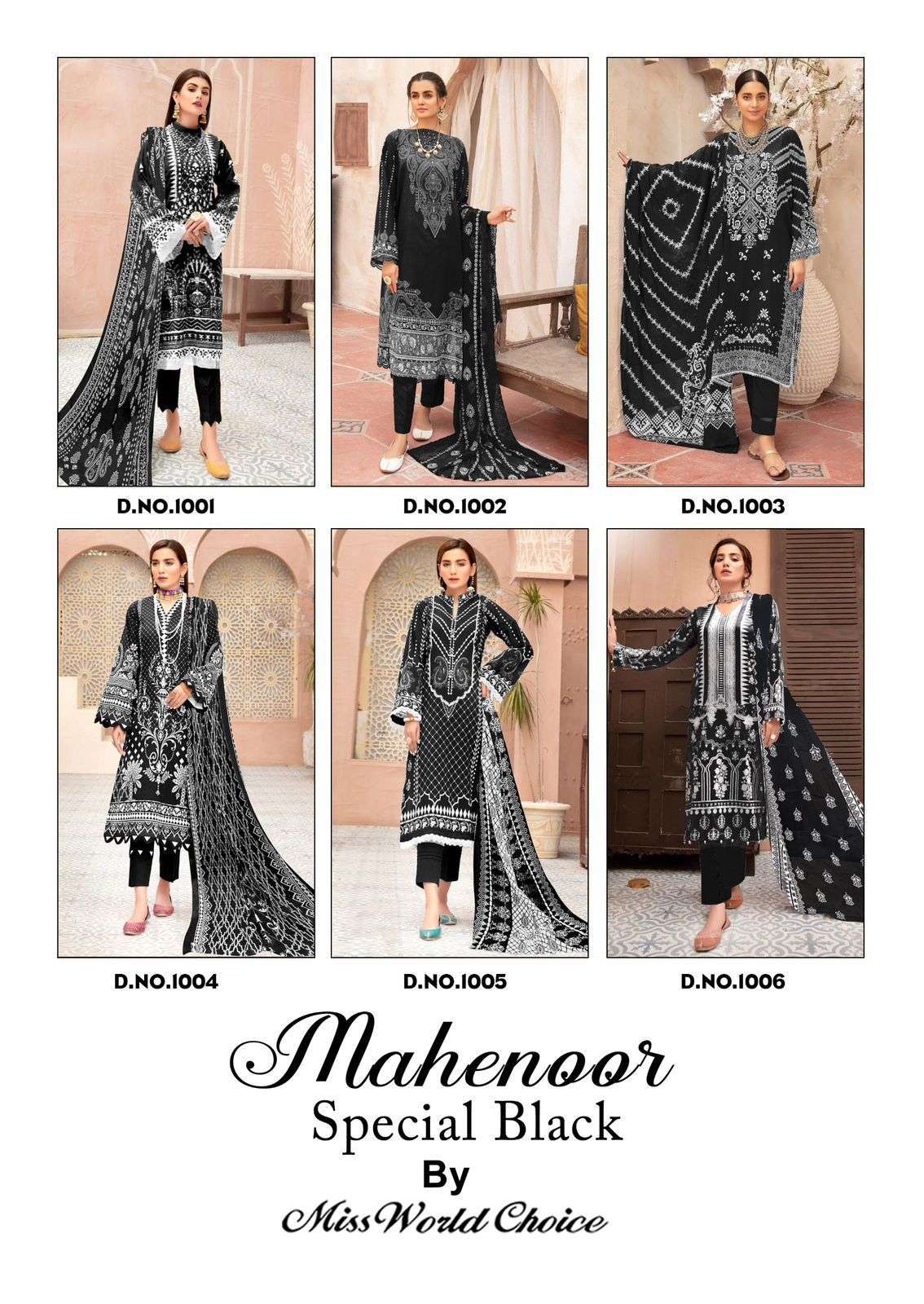 MAHENOOR SPECIAL BLACK VOL-1 by Miss World Choice-01-06