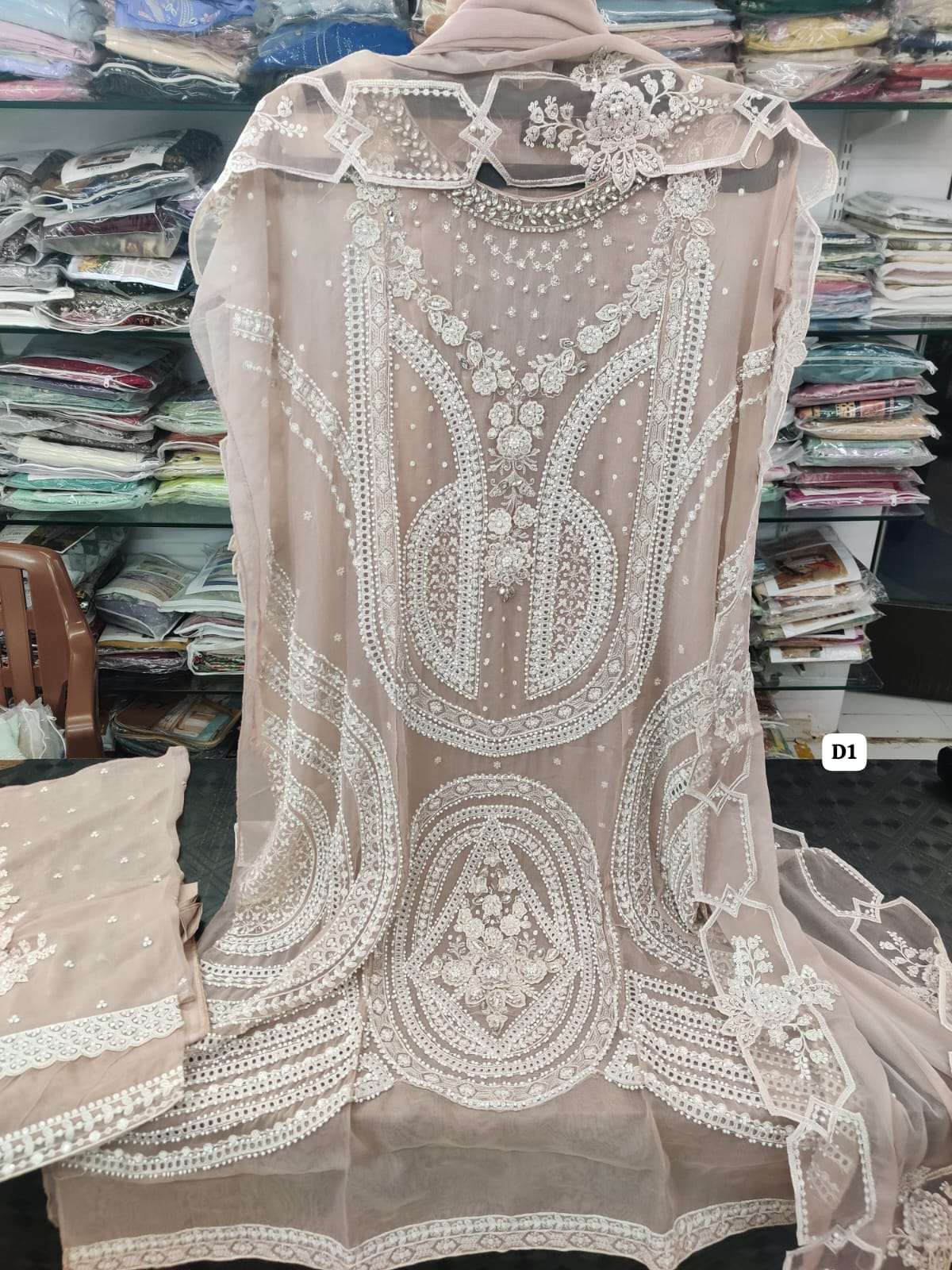 ABLAHF Embroidered Fancy Chiffon Collection 2025 By Tawakkal-05