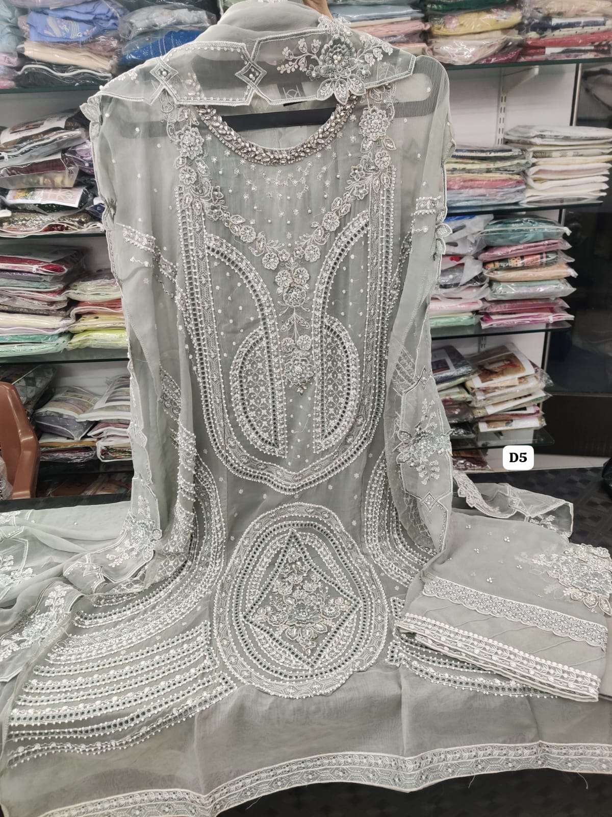 ABLAHF Embroidered Fancy Chiffon Collection 2025 By Tawakkal-07