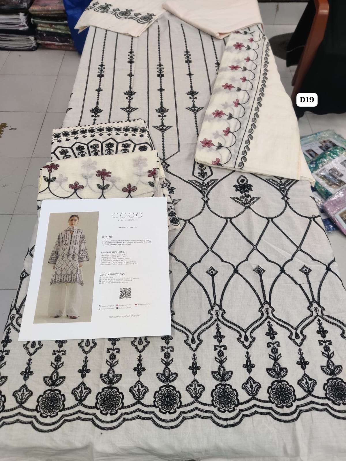 COCO PRINTS Embroidered Lawn Vol 2 BY ZARA SHAHJAHAN-22