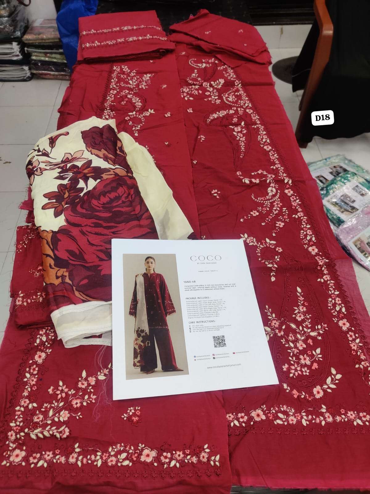 COCO PRINTS Embroidered Lawn Vol 2 BY ZARA SHAHJAHAN-23