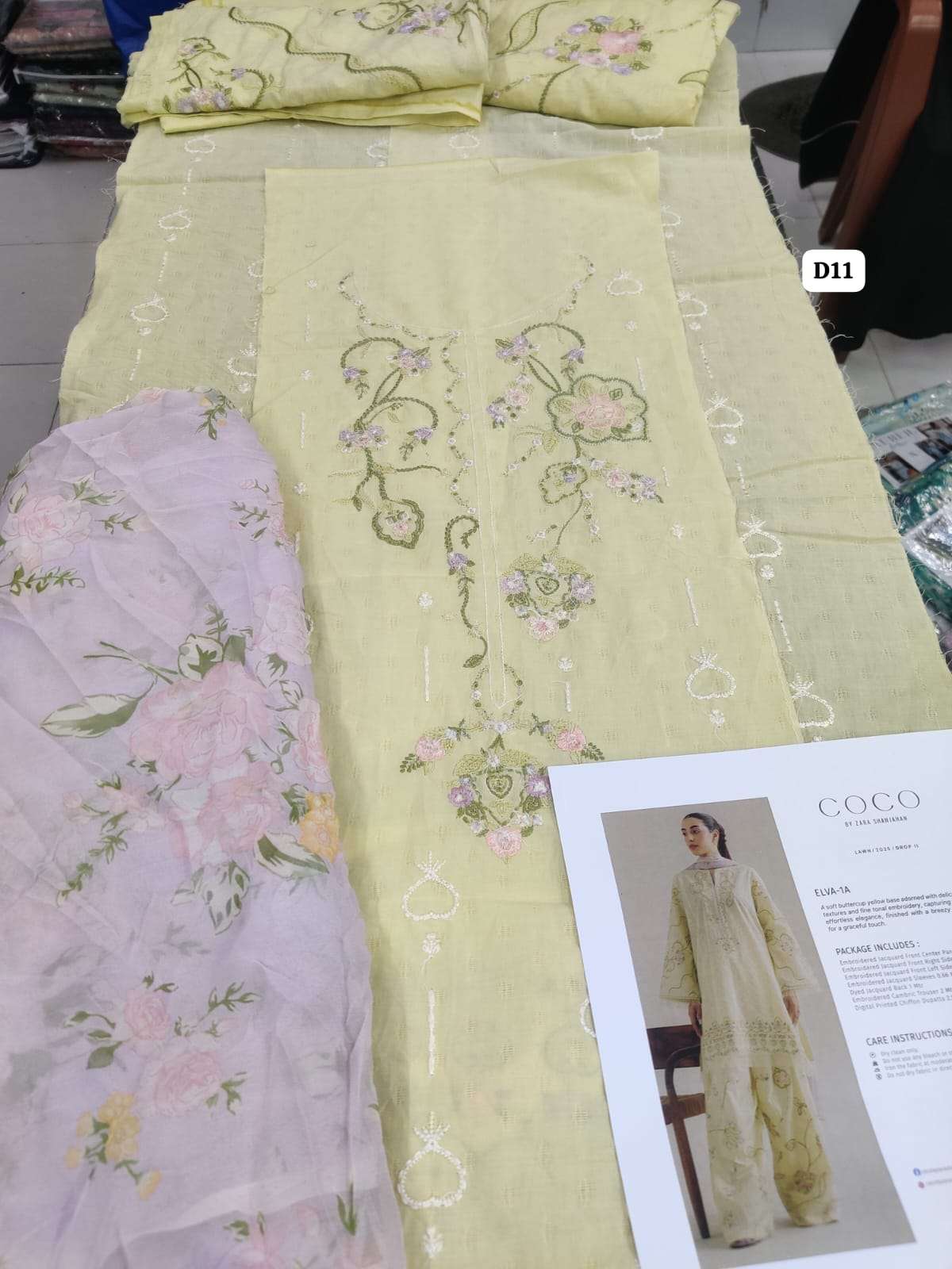 COCO PRINTS Embroidered Lawn Vol 2 BY ZARA SHAHJAHAN-30