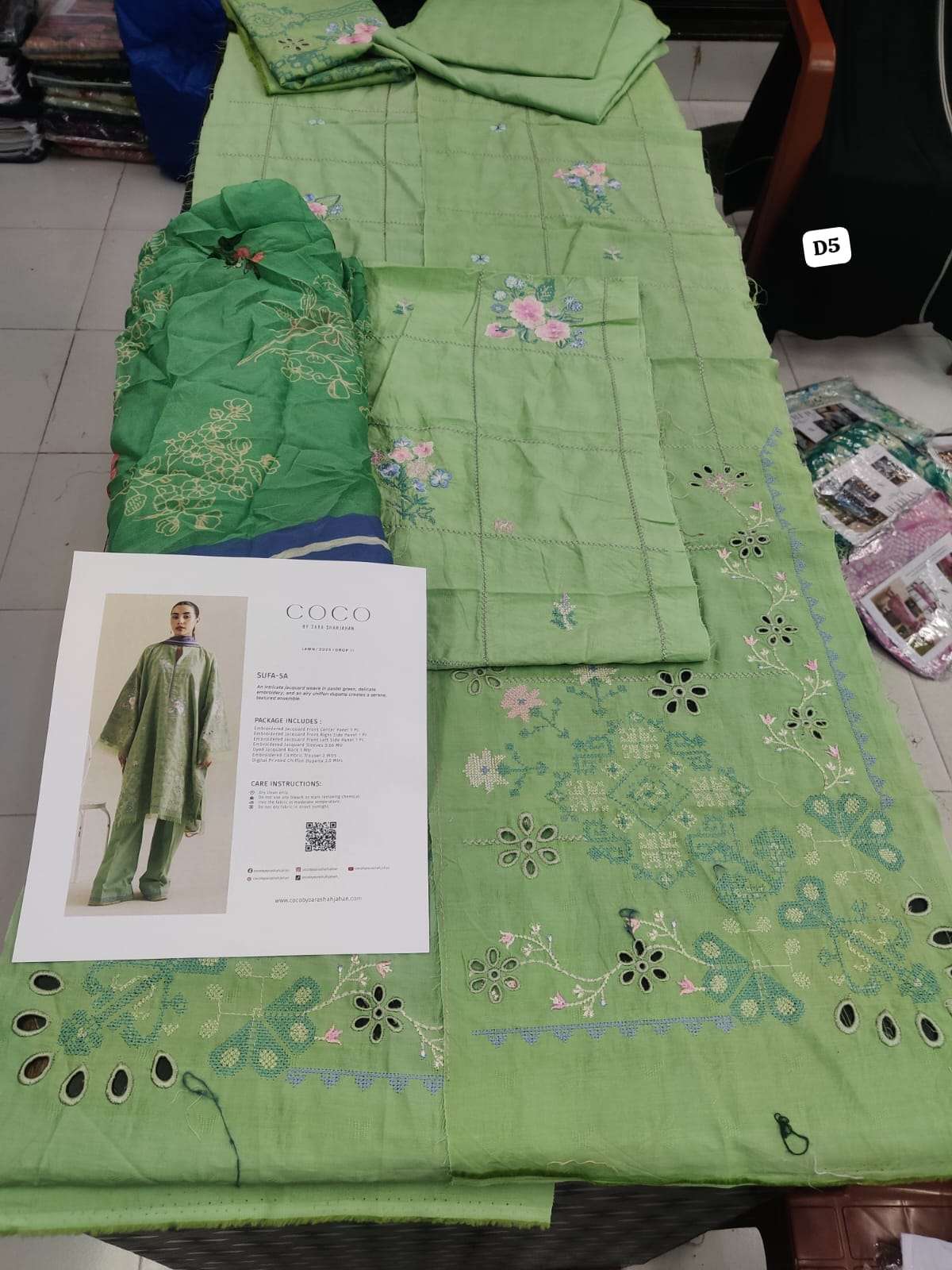 COCO PRINTS Embroidered Lawn Vol 2 BY ZARA SHAHJAHAN-35