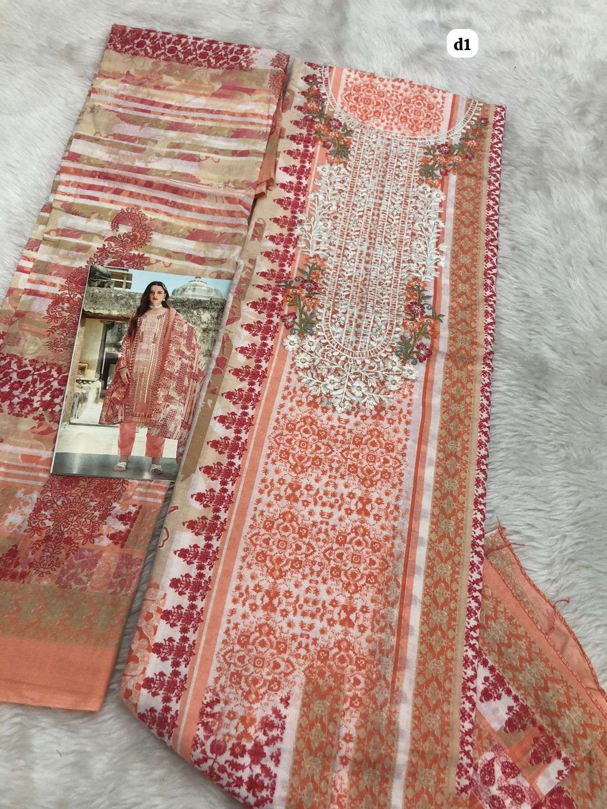 Falah Premium Cotton Collection code 30407 by Falah Designer Suits-01-08