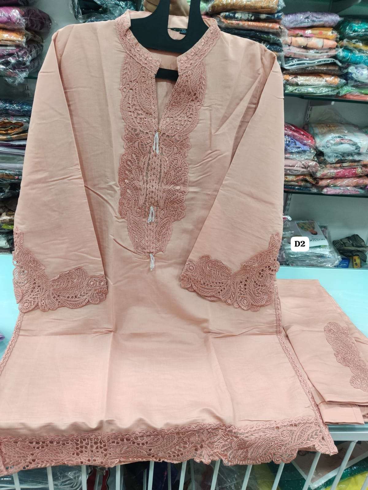 Falah Premium Cotton Cord Sets Ready to Wear : 30419 by Falah Designer Suits-02