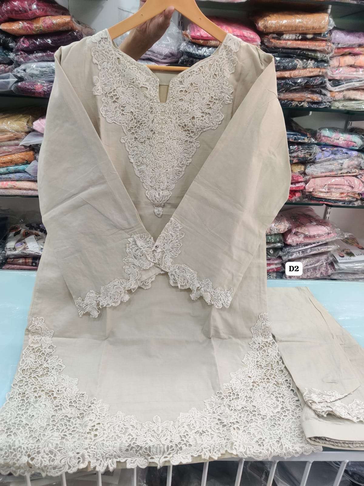 Falah Premium Cotton Cord Sets Ready to Wear Code 30403 by Falah Designer Suits-02