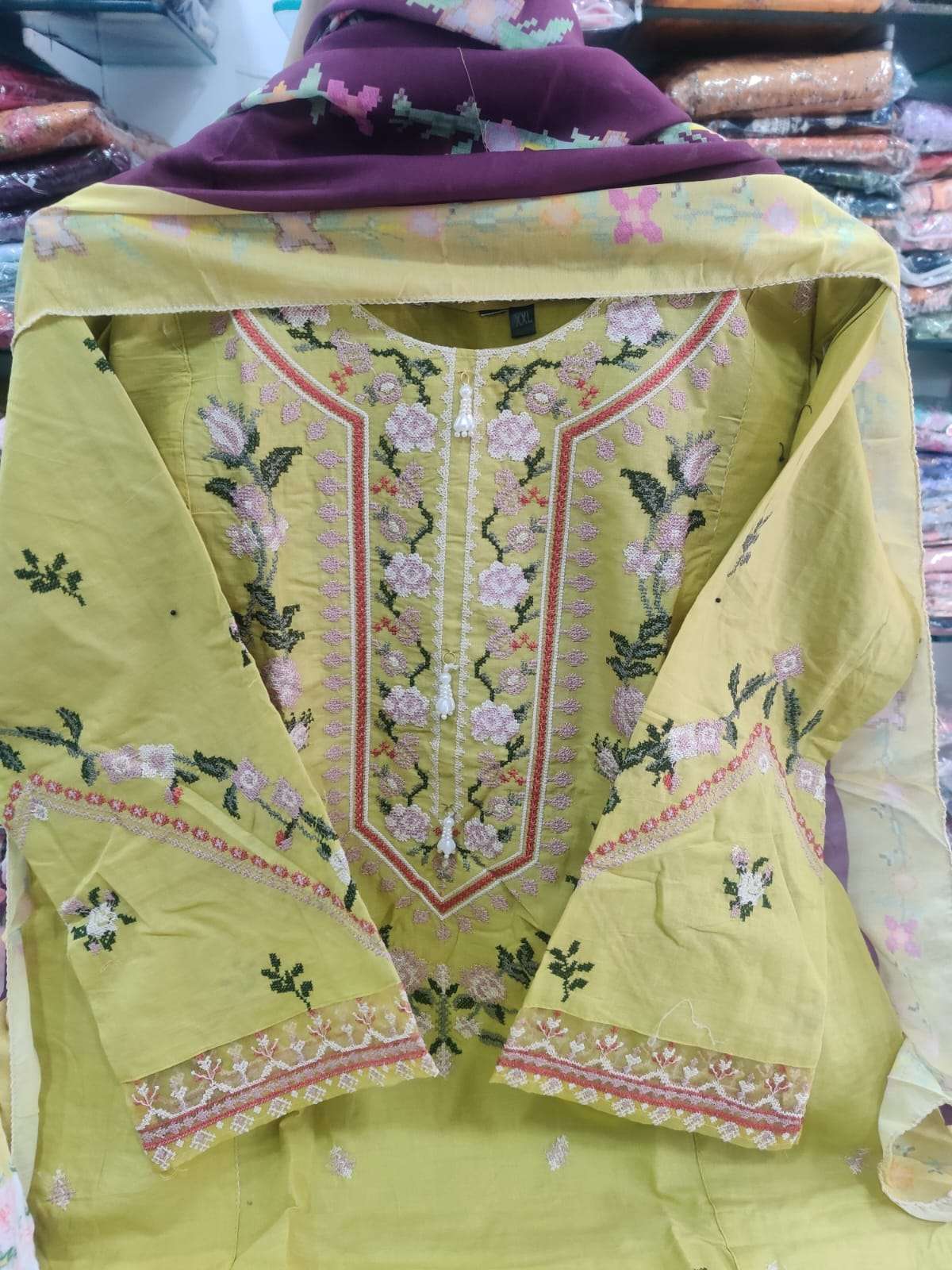 Falah Premium Cotton Cord Sets Ready to Wear Code 30404 by Falah Designer Suits-01-04