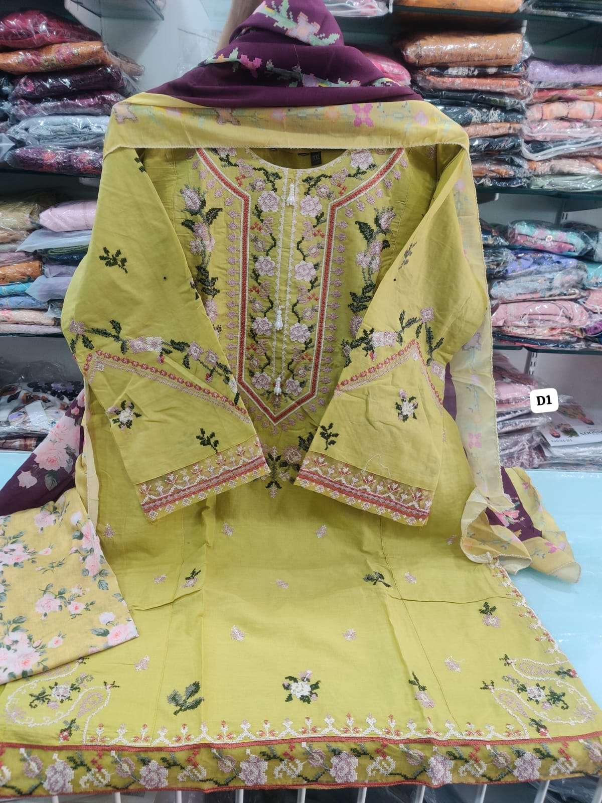 Falah Premium Cotton Cord Sets Ready to Wear Code 30404 by Falah Designer Suits-01