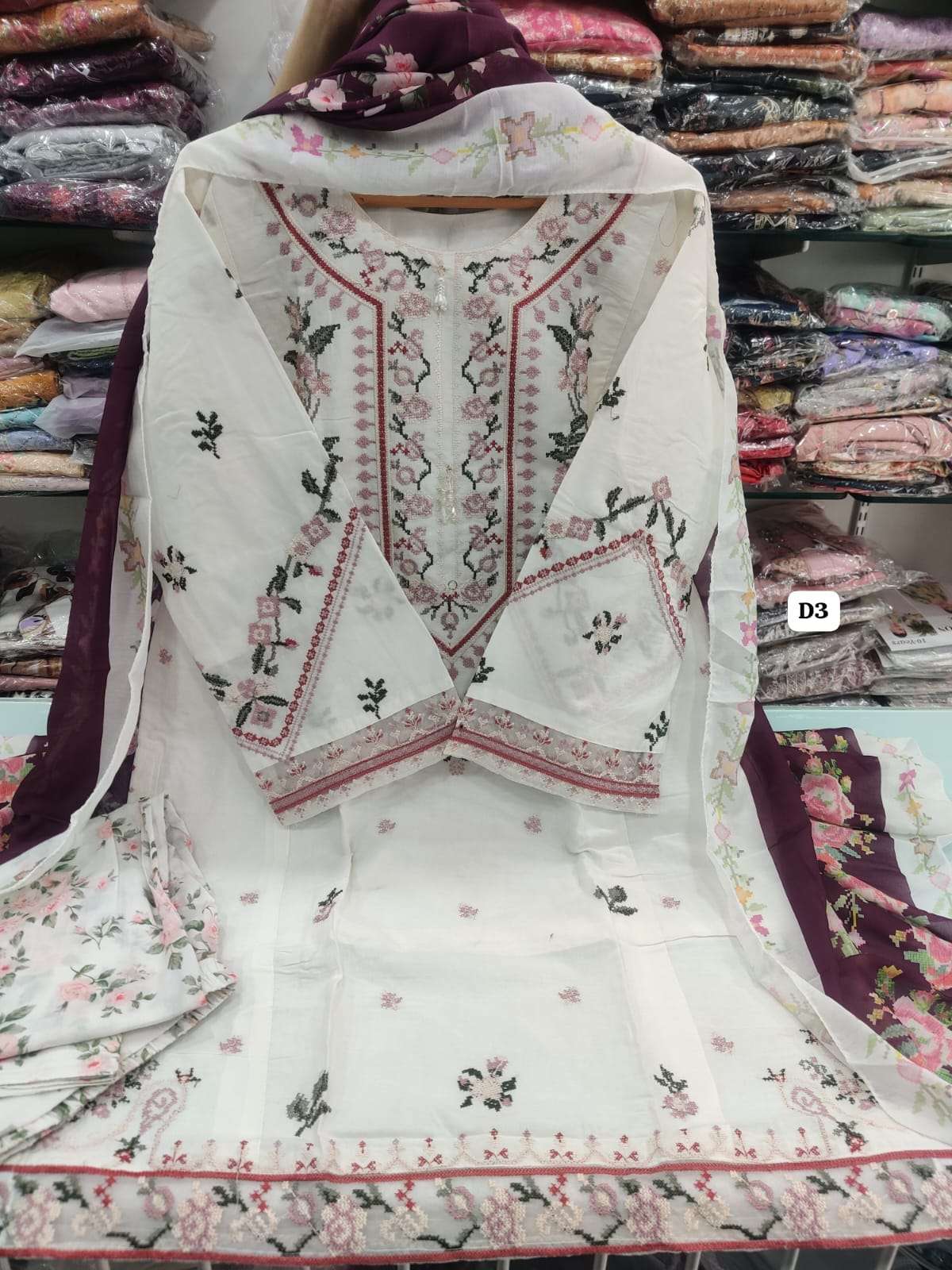 Falah Premium Cotton Cord Sets Ready to Wear Code 30404 by Falah Designer Suits-03