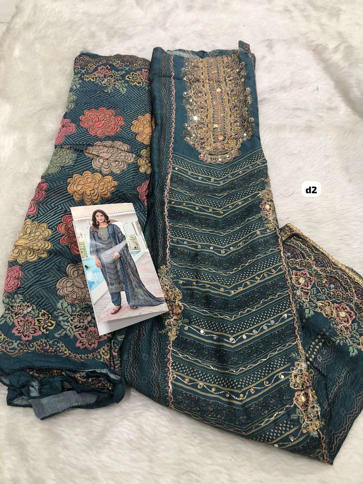 Falah Premium Maslin Collection code 30417 By Falah Designer Suits-02