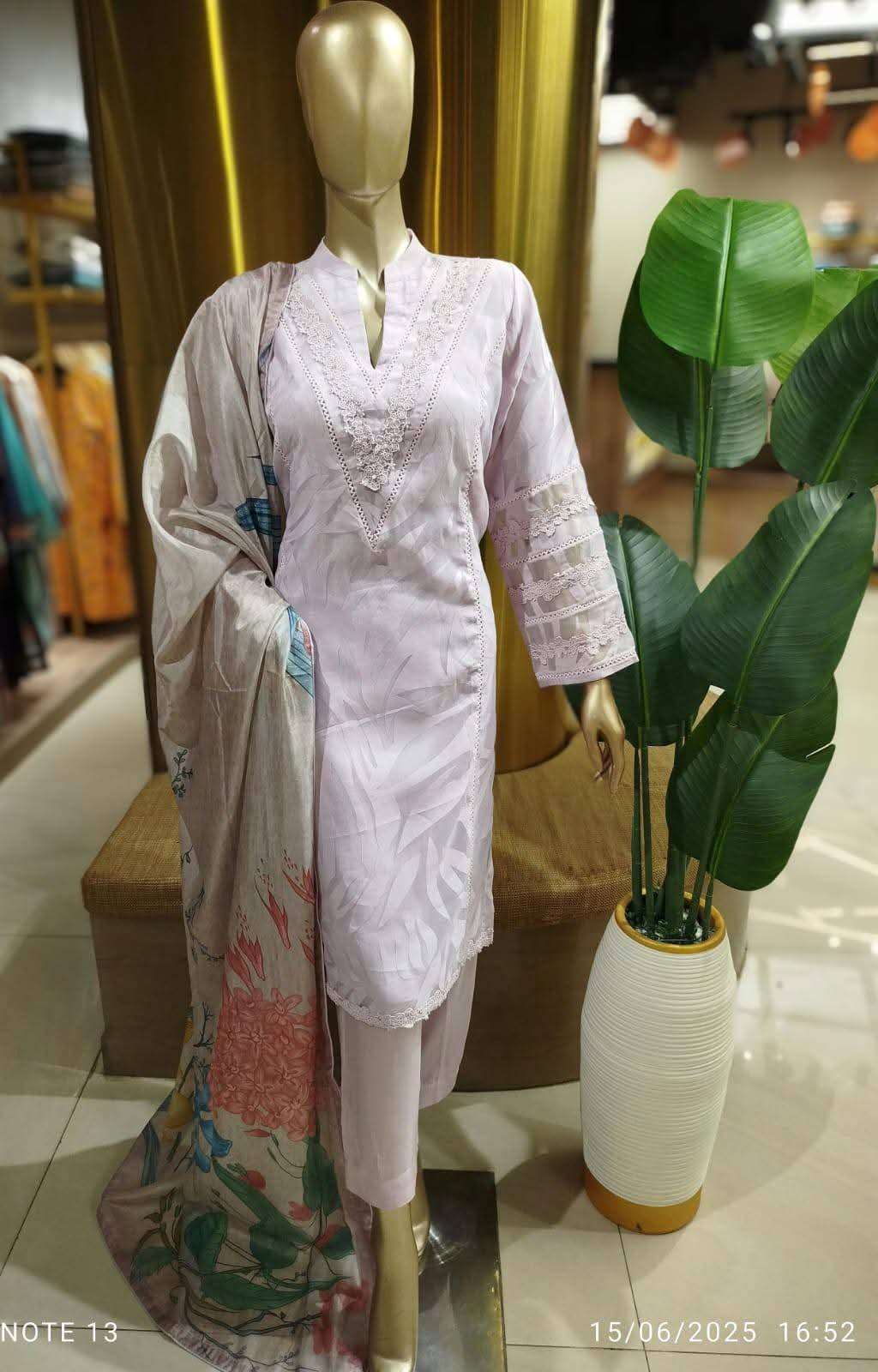 GONUL New Stitched Burnout Organza Shirt By Shahid Tawakkal-04