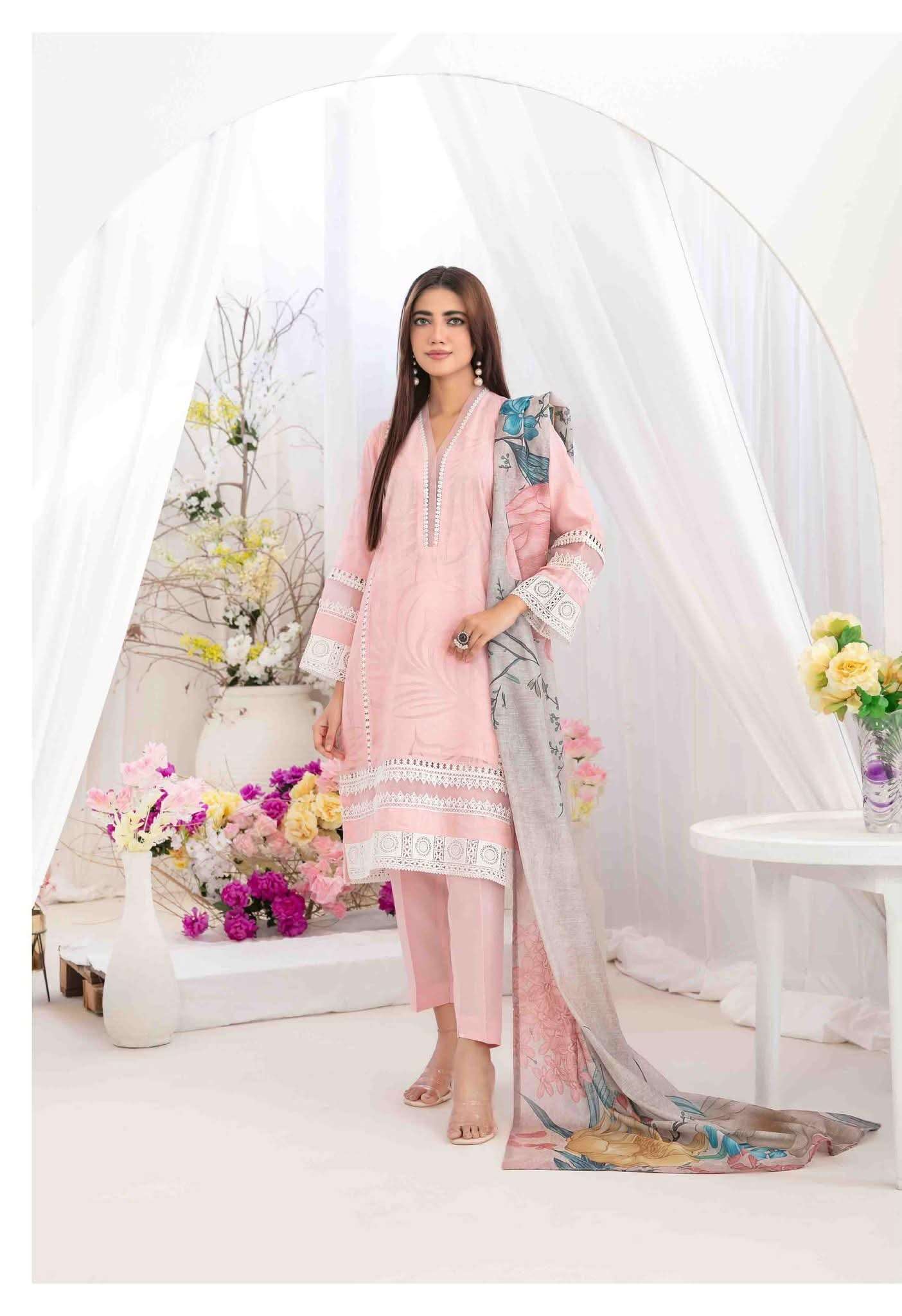 GONUL New Stitched Burnout Organza Shirt By Shahid Tawakkal-05