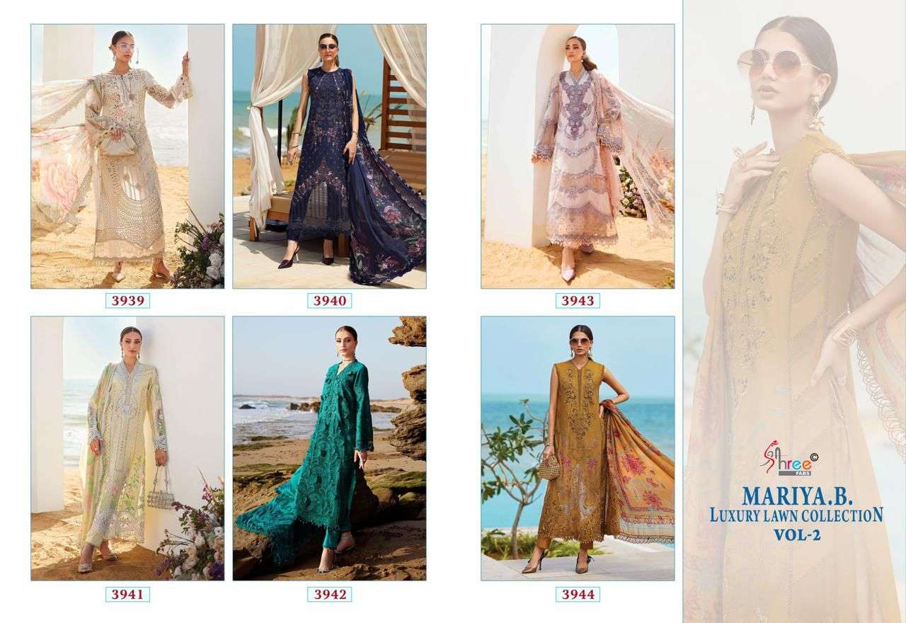 MARIYA B LUXURY LAWN COLLECTION VOL-2 BY SHREE-01-06 B