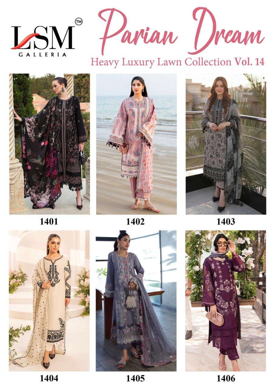 PARIAN DREAM HEAVY LUXURY LAWN COLLECTION VOL 14 BY LSM-01-12